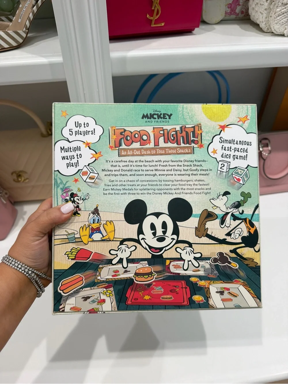 NEW Disney Mickey And Friends Food Fight Game
